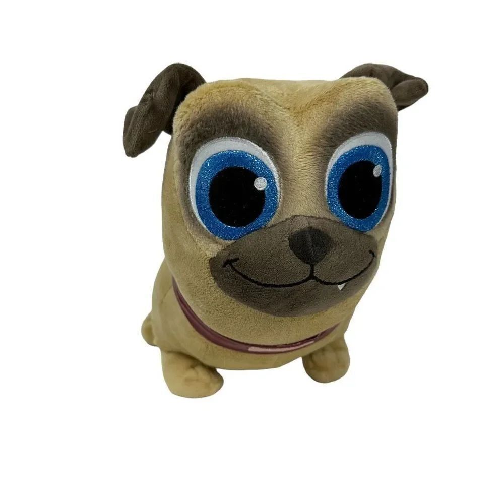 Puppy Dog Pals Rolly Pug Plush 10" Tan Disney Store Stuffed Animal